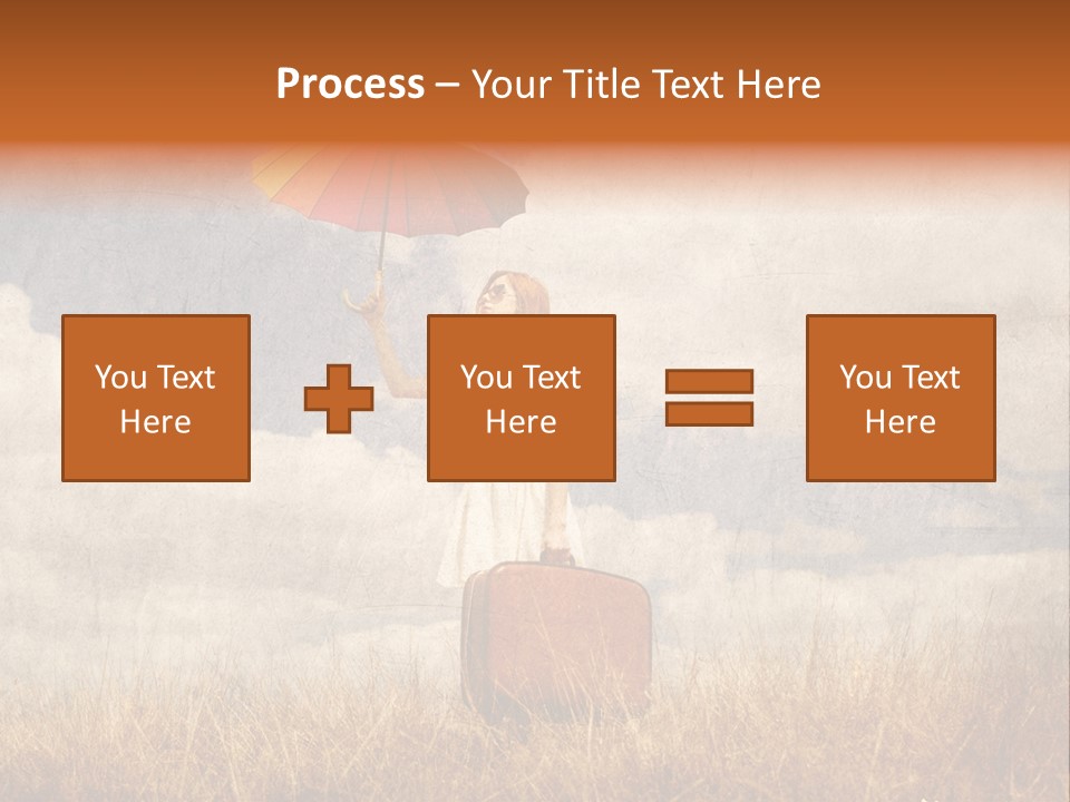 Sky Harvest Red PowerPoint Template