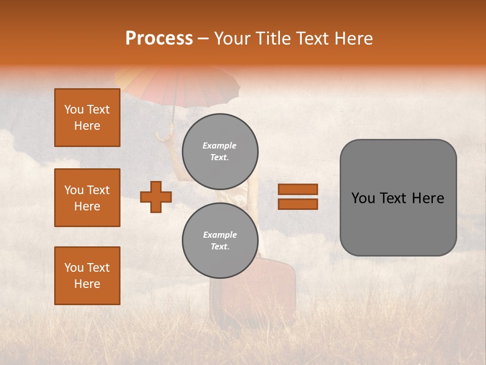 Sky Harvest Red PowerPoint Template