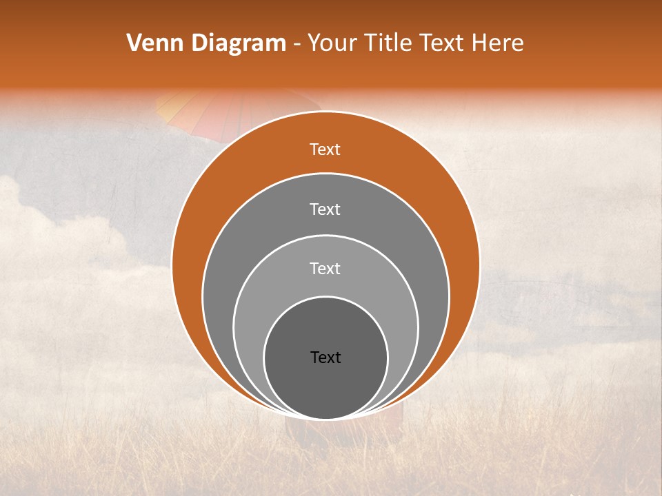 Sky Harvest Red PowerPoint Template