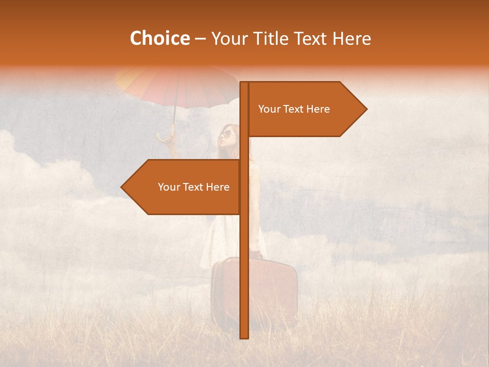Sky Harvest Red PowerPoint Template