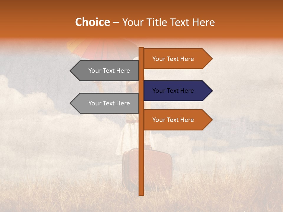 Sky Harvest Red PowerPoint Template