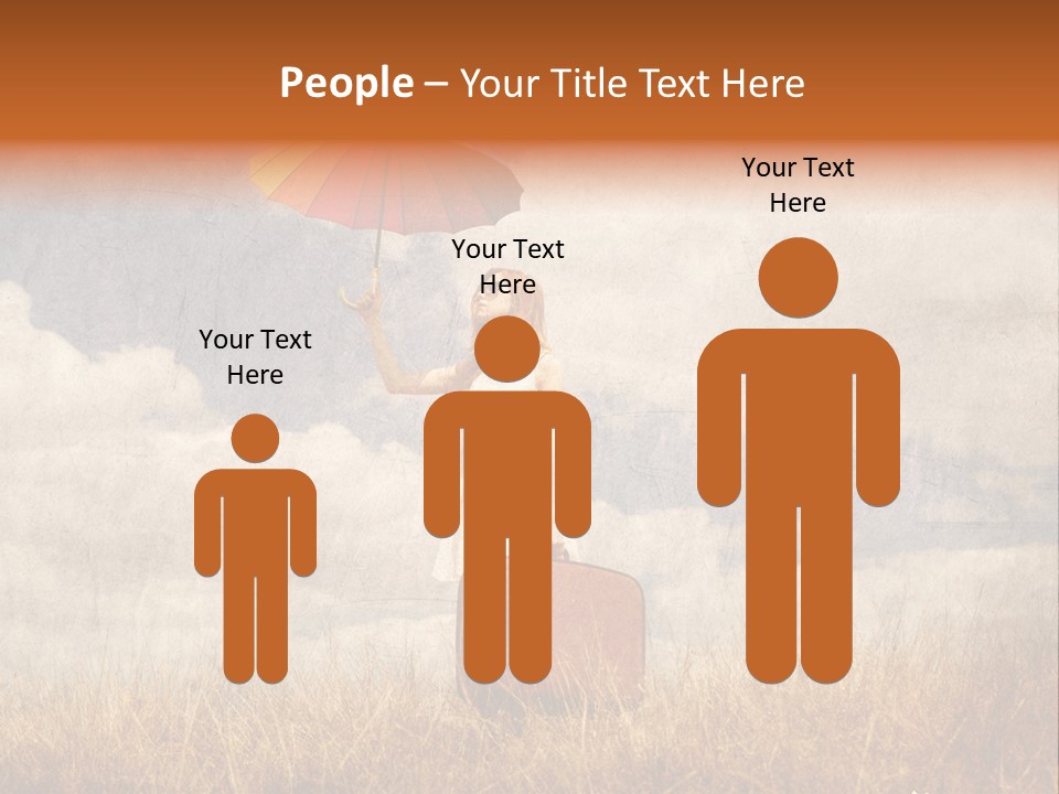 Sky Harvest Red PowerPoint Template