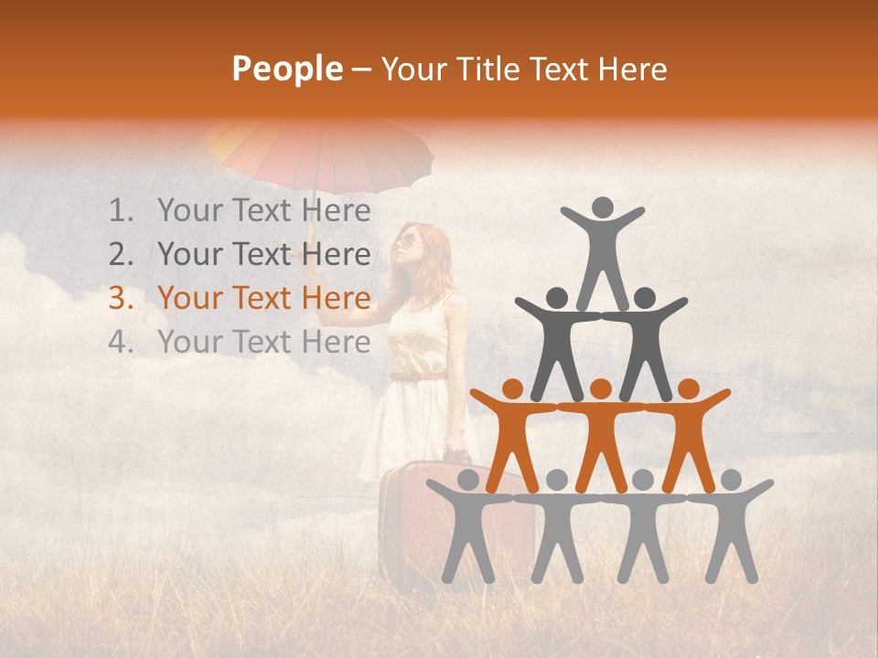 Sky Harvest Red PowerPoint Template