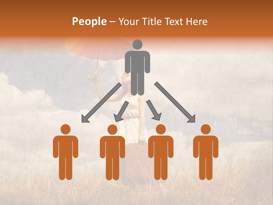 Sky Harvest Red PowerPoint Template