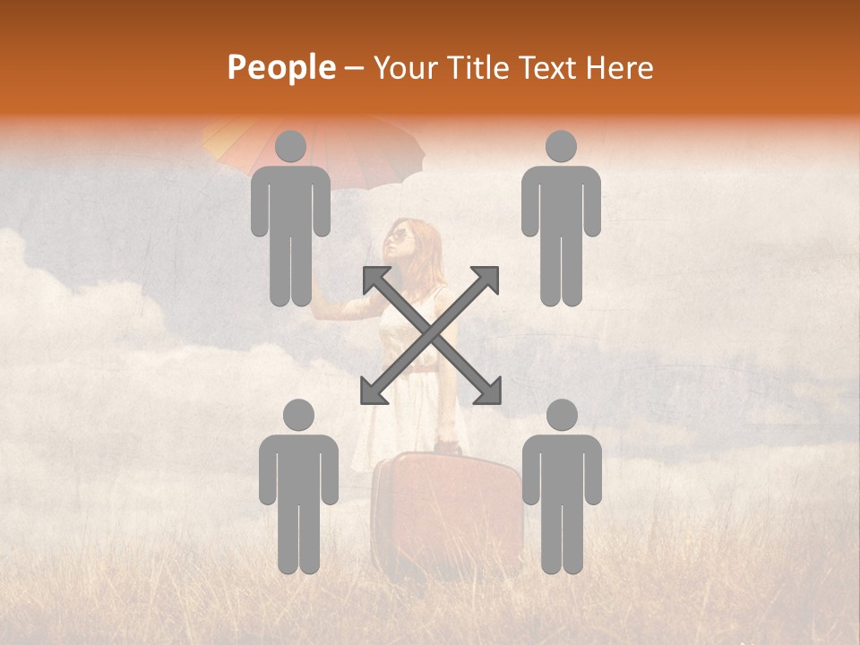 Sky Harvest Red PowerPoint Template