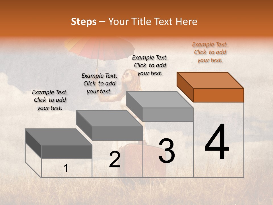 Sky Harvest Red PowerPoint Template