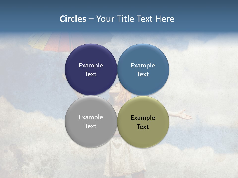 Red Female Vintage PowerPoint Template