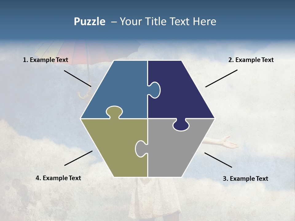 Red Female Vintage PowerPoint Template