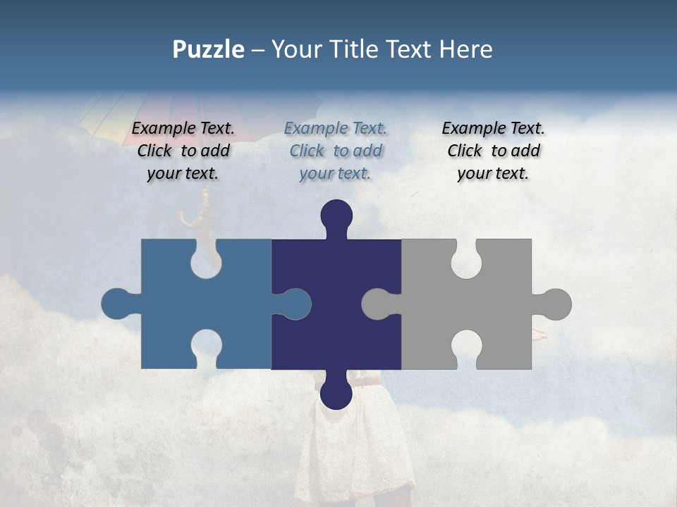 Red Female Vintage PowerPoint Template