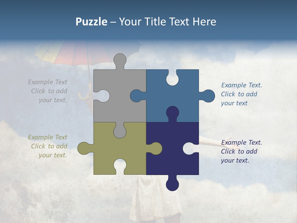 Red Female Vintage PowerPoint Template