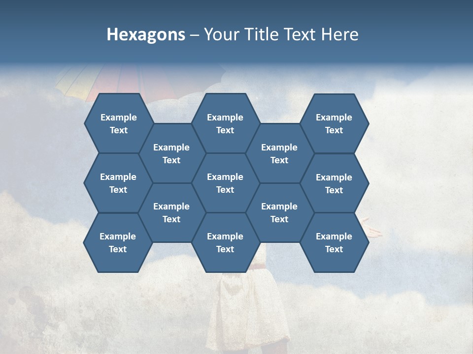 Red Female Vintage PowerPoint Template