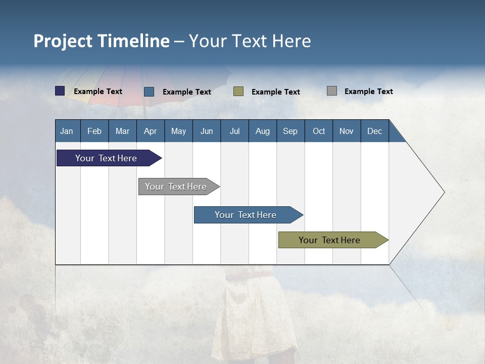Red Female Vintage PowerPoint Template