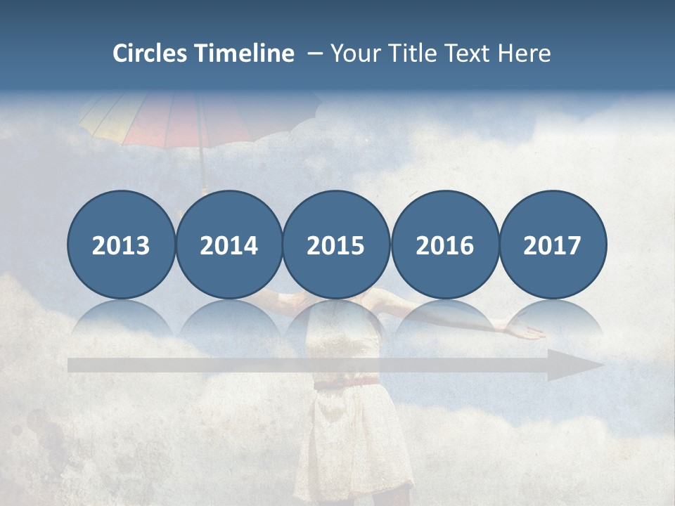 Red Female Vintage PowerPoint Template