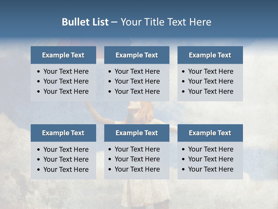 Red Female Vintage PowerPoint Template