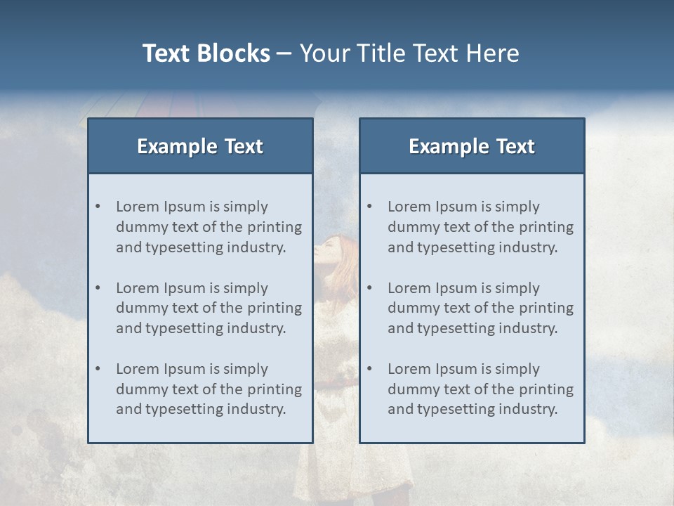 Red Female Vintage PowerPoint Template