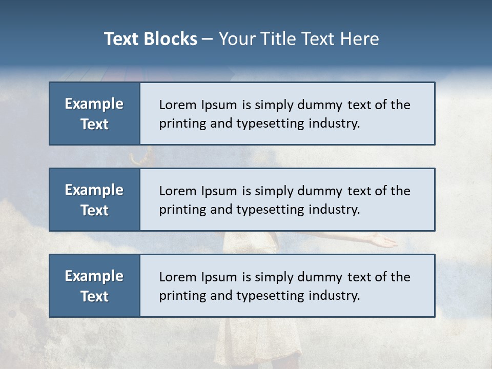 Red Female Vintage PowerPoint Template
