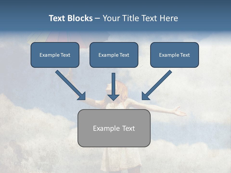 Red Female Vintage PowerPoint Template