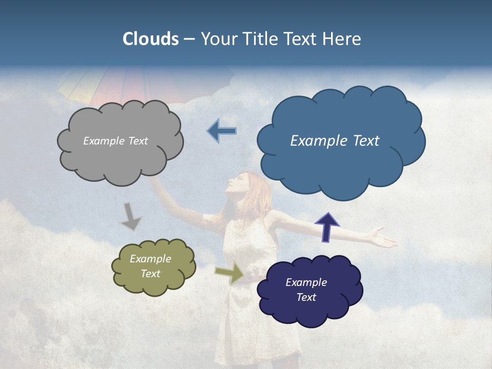 Red Female Vintage PowerPoint Template