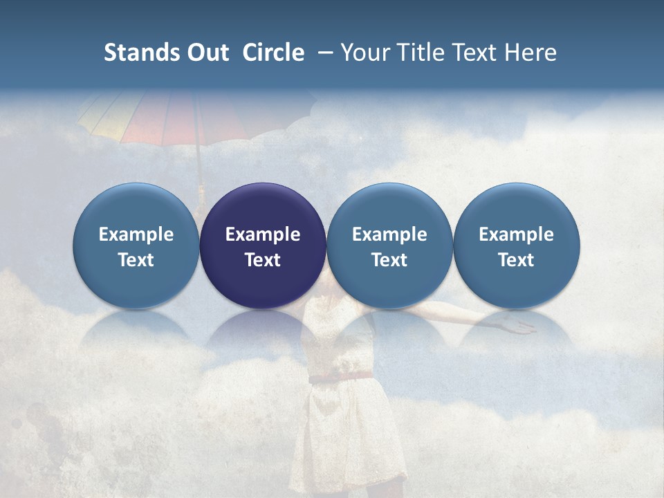 Red Female Vintage PowerPoint Template