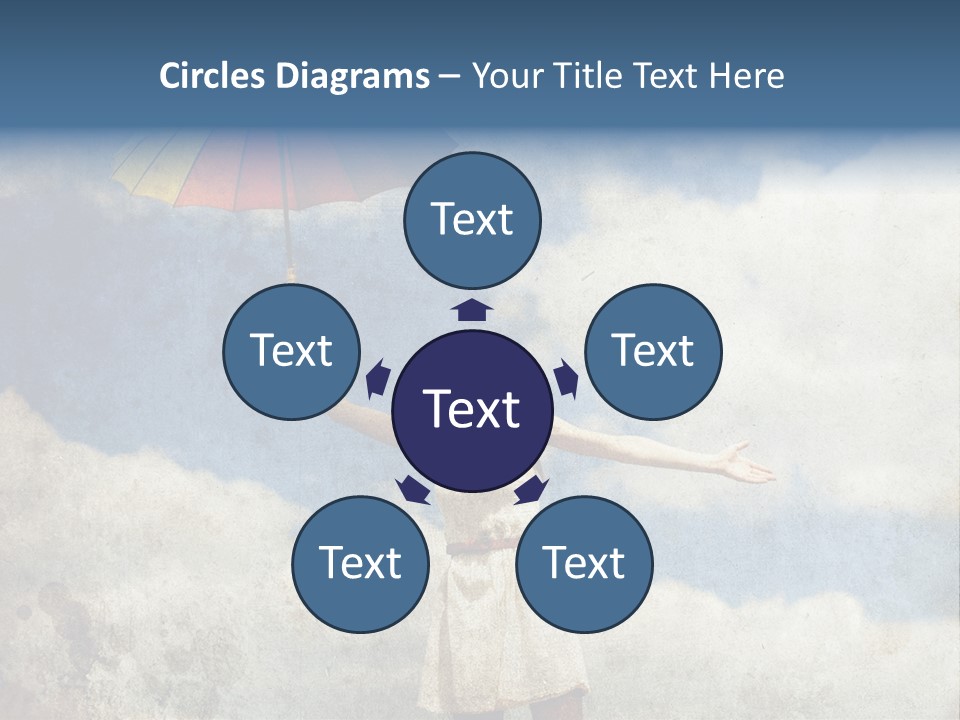 Red Female Vintage PowerPoint Template