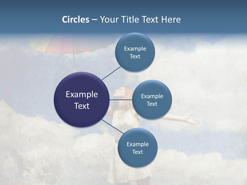 Red Female Vintage PowerPoint Template