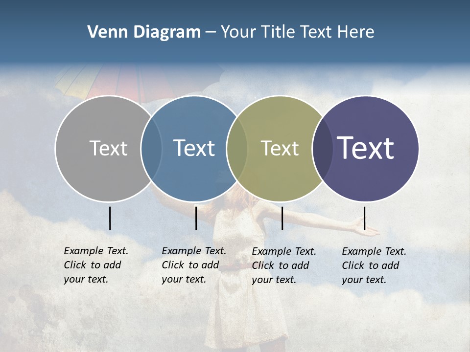 Red Female Vintage PowerPoint Template