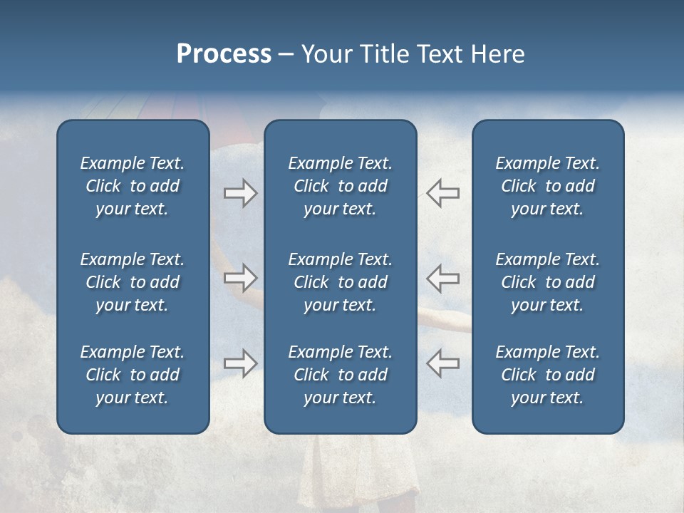 Red Female Vintage PowerPoint Template