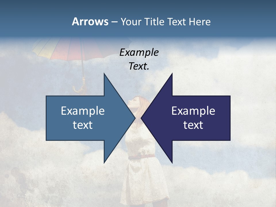 Red Female Vintage PowerPoint Template