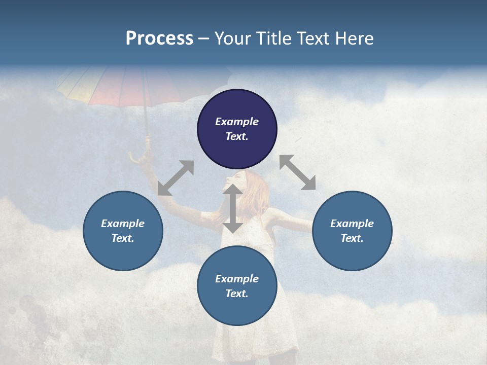 Red Female Vintage PowerPoint Template