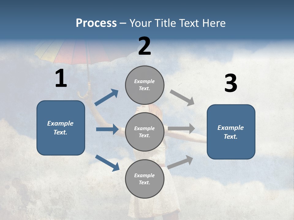 Red Female Vintage PowerPoint Template