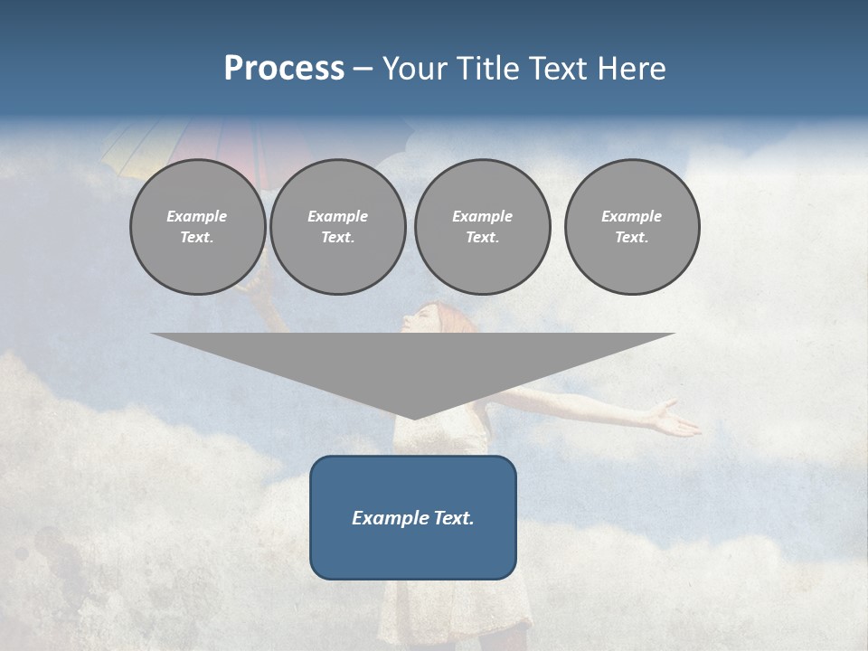 Red Female Vintage PowerPoint Template