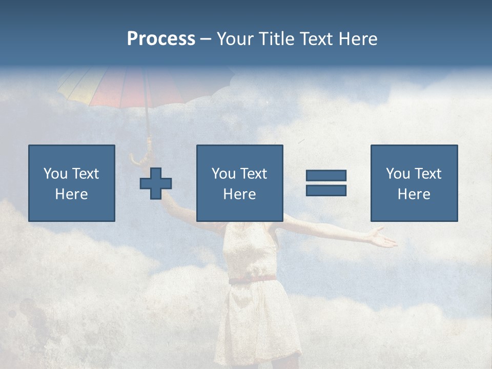 Red Female Vintage PowerPoint Template
