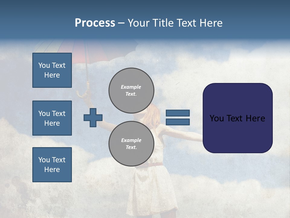 Red Female Vintage PowerPoint Template