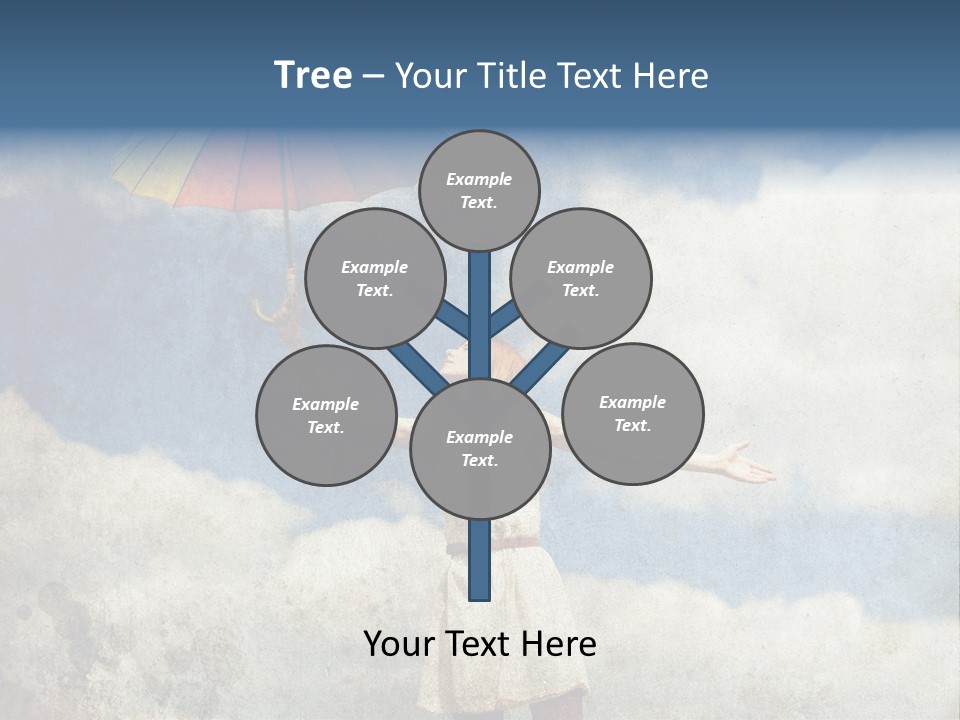 Red Female Vintage PowerPoint Template