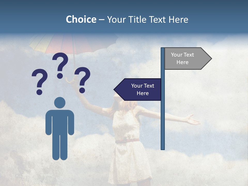 Red Female Vintage PowerPoint Template