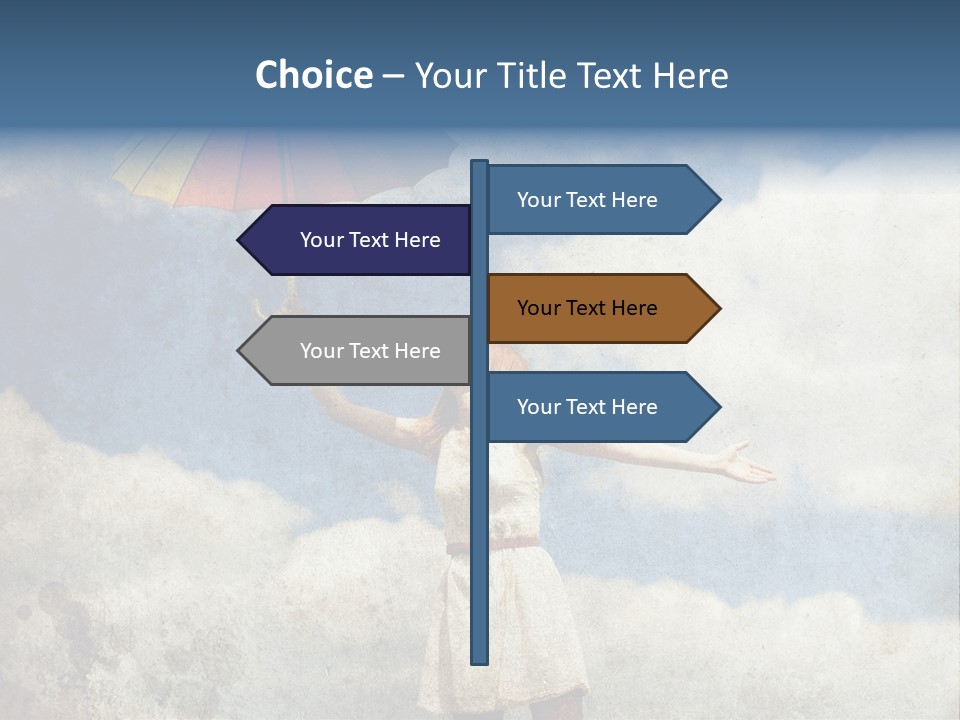 Red Female Vintage PowerPoint Template