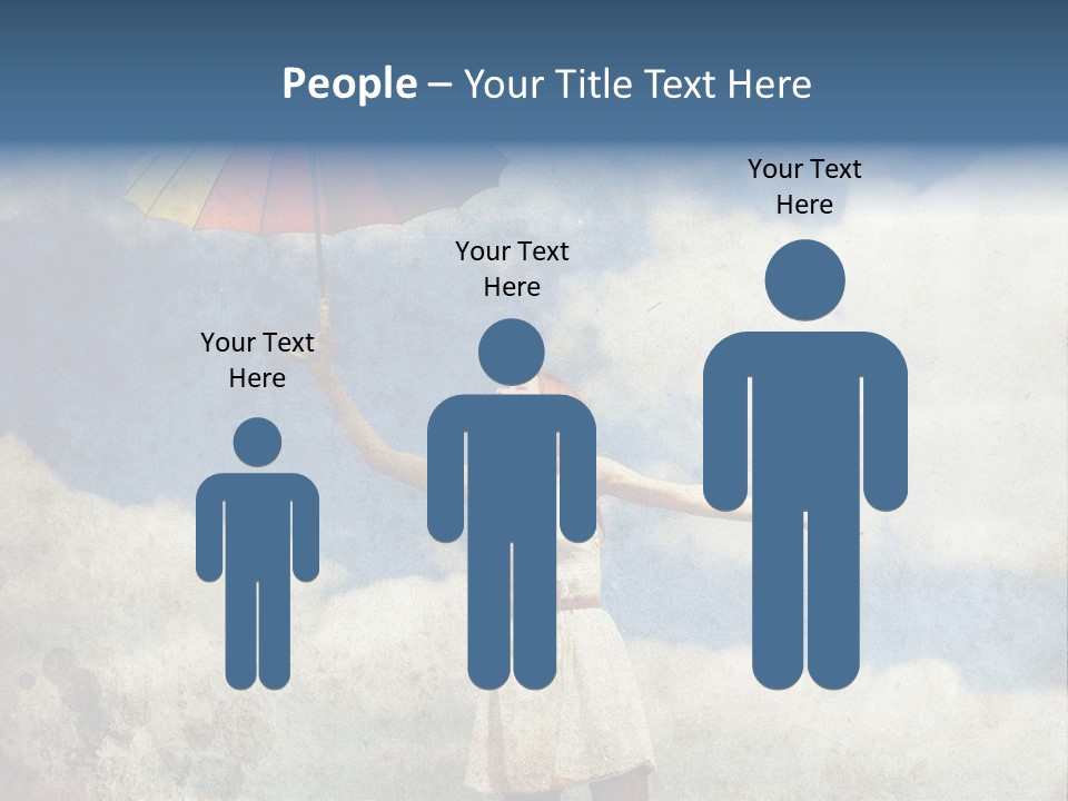 Red Female Vintage PowerPoint Template