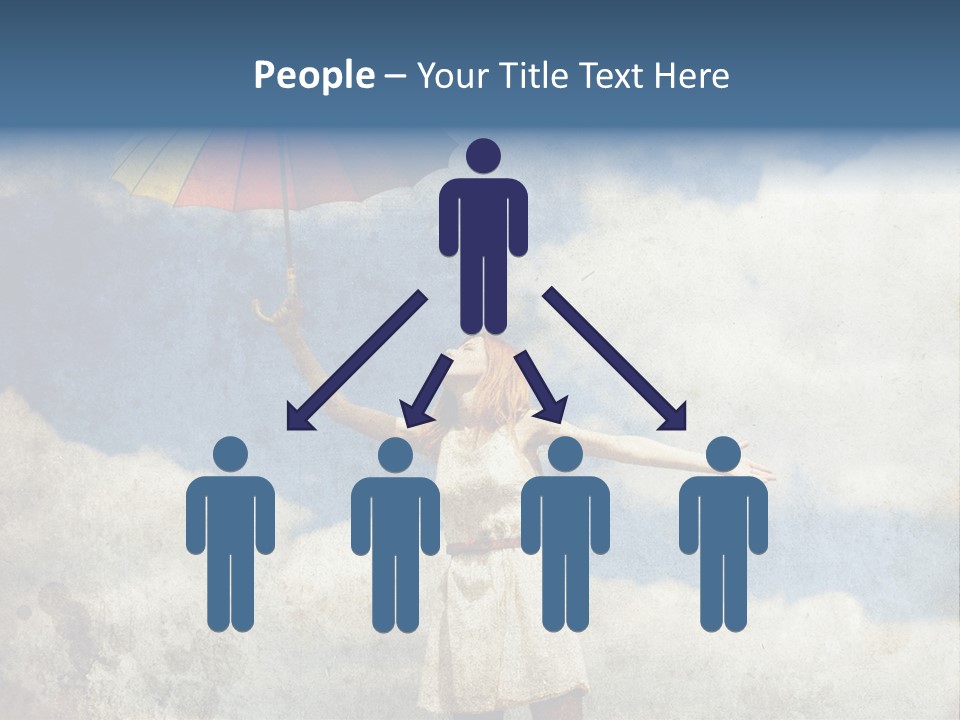 Red Female Vintage PowerPoint Template