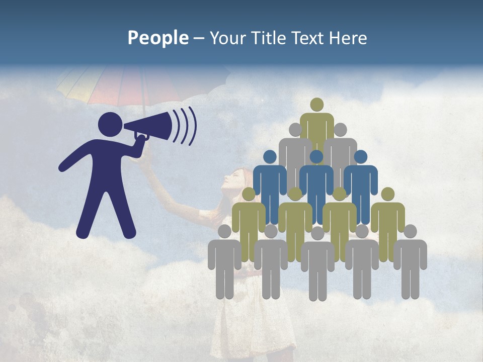 Red Female Vintage PowerPoint Template