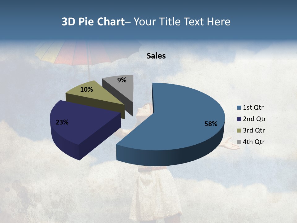 Red Female Vintage PowerPoint Template