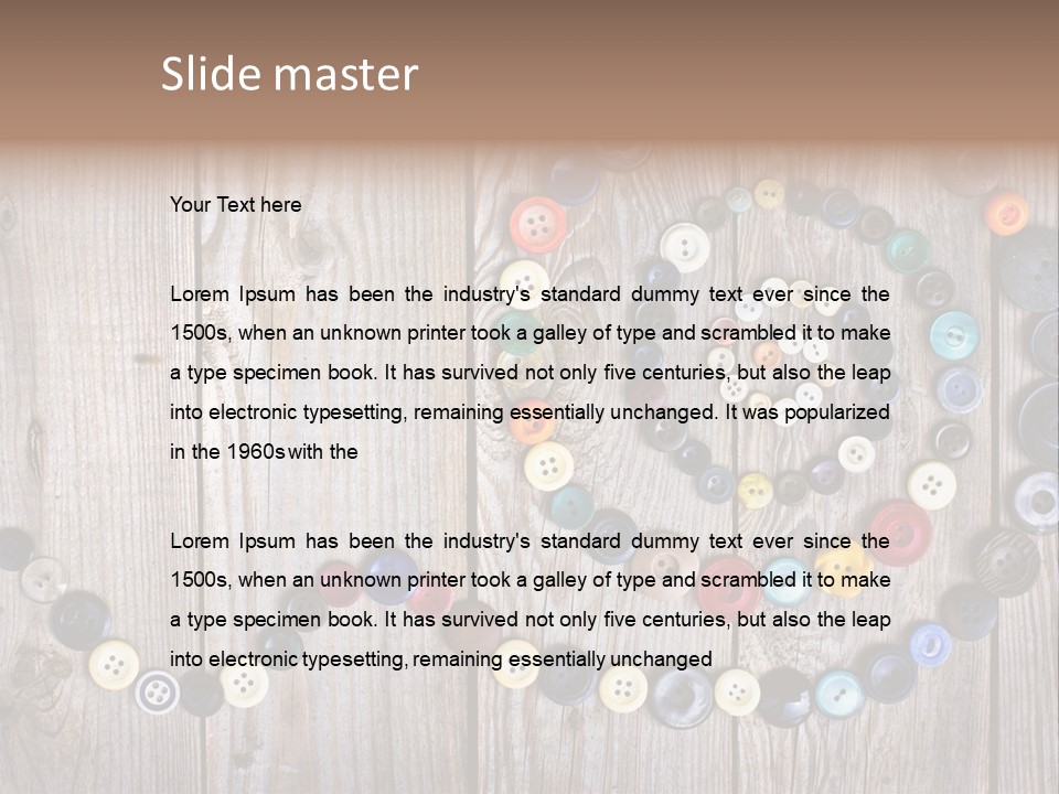 Arrangement Abstract Antique PowerPoint Template