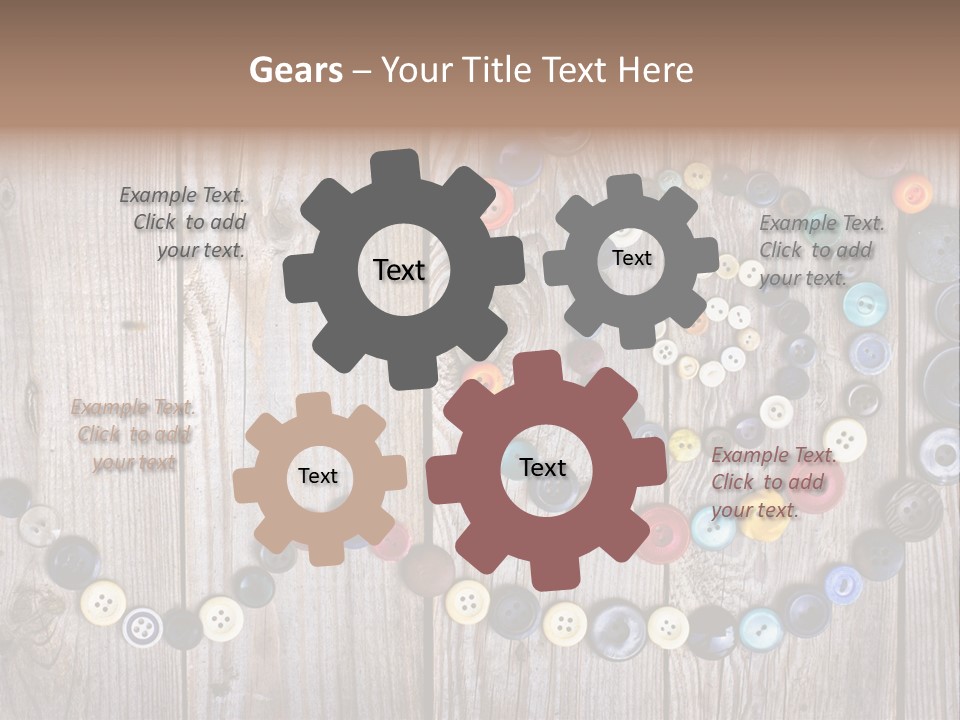 Arrangement Abstract Antique PowerPoint Template