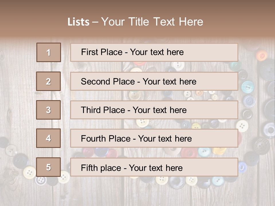 Arrangement Abstract Antique PowerPoint Template