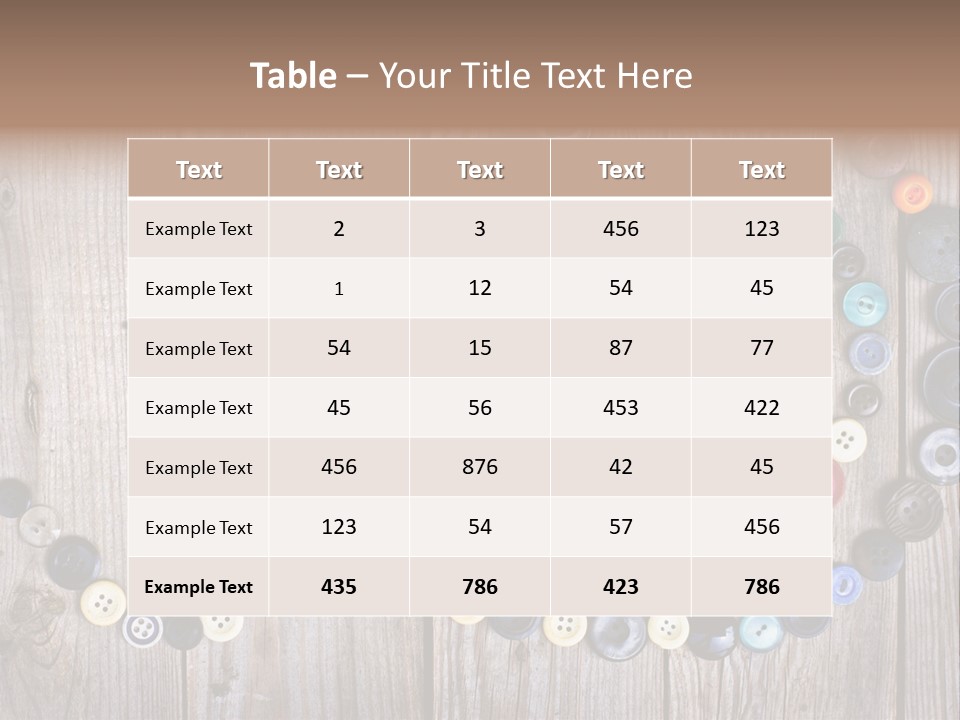 Arrangement Abstract Antique PowerPoint Template