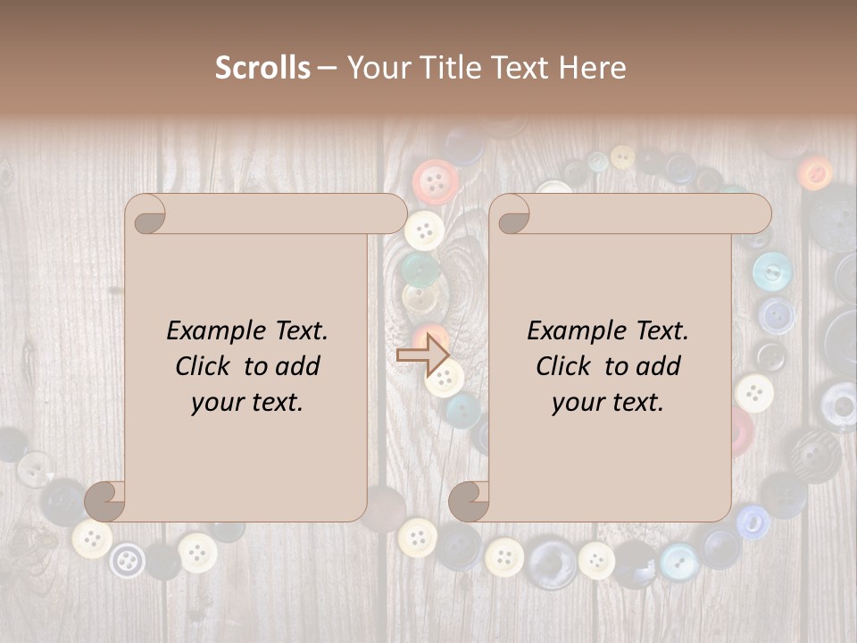 Arrangement Abstract Antique PowerPoint Template
