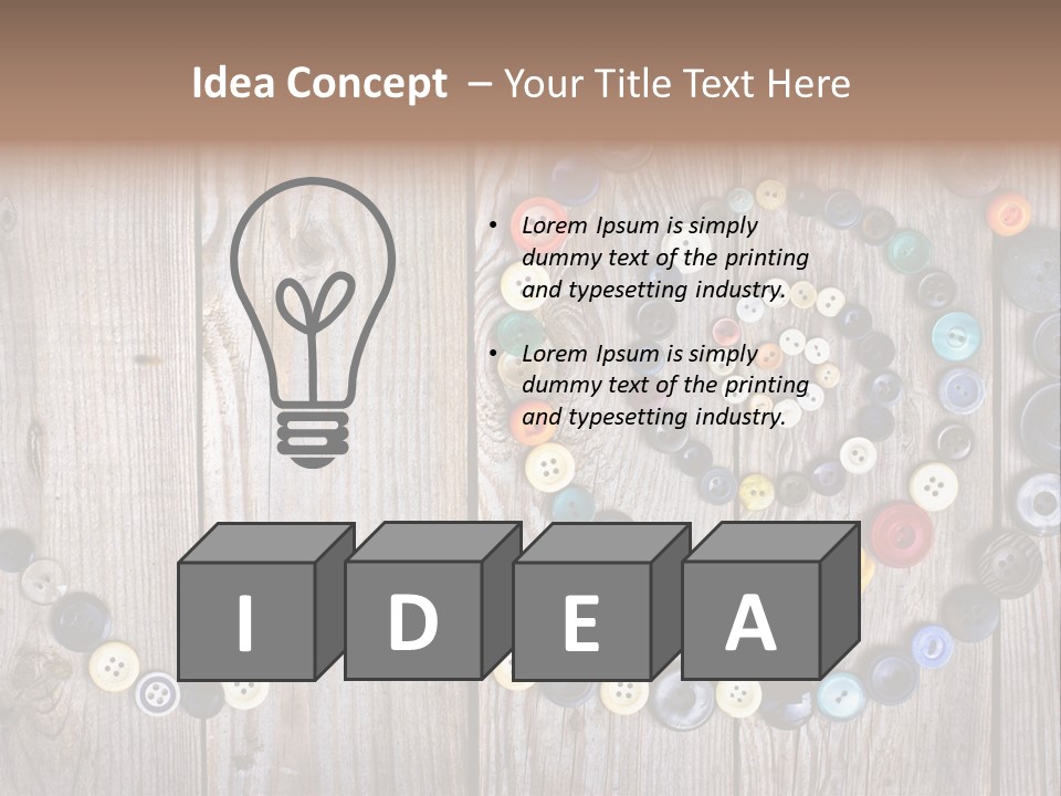 Arrangement Abstract Antique PowerPoint Template