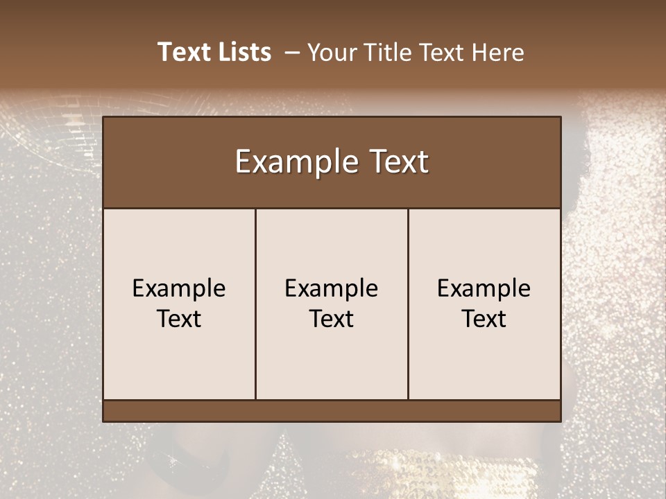 Seasonal Attractive Woman PowerPoint Template