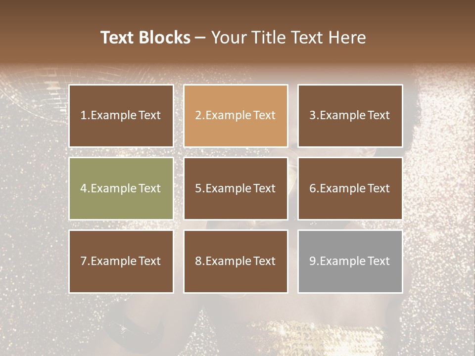 Seasonal Attractive Woman PowerPoint Template