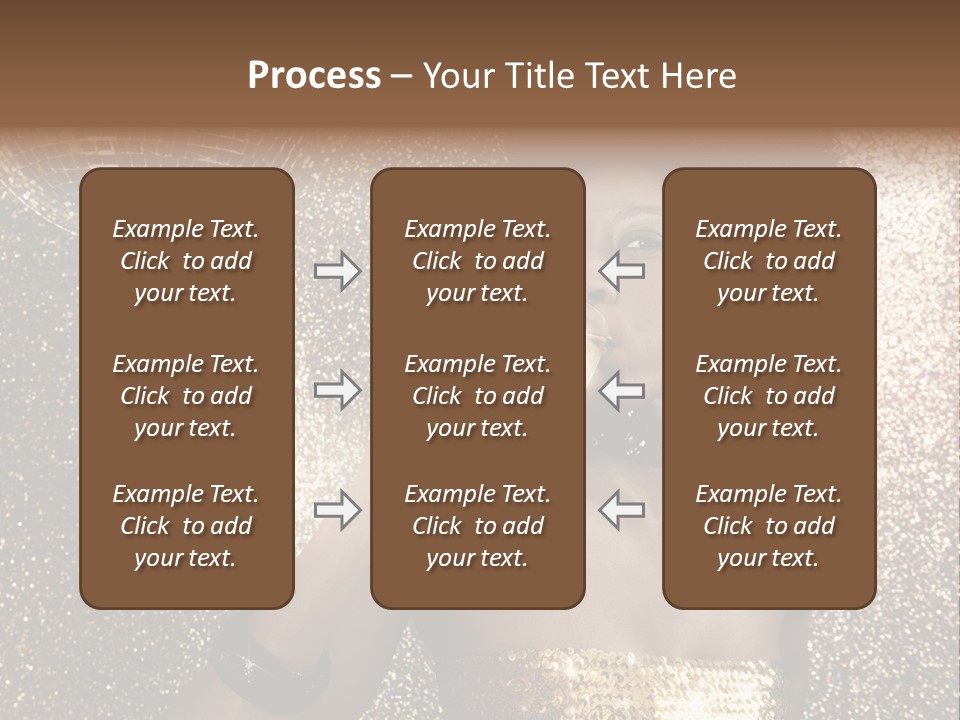 Seasonal Attractive Woman PowerPoint Template