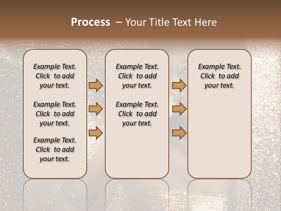 Seasonal Attractive Woman PowerPoint Template